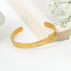 Buy Modern Gentlemen's Personalized Cuff Bracelet - Gold