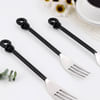 Gift Modern Knot Stainless Steel Fork - Set Of 6