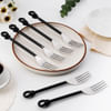 Modern Knot Stainless Steel Fork - Set Of 6 Online