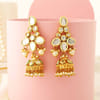 Gift Modern Kundan Jhumka Earrings