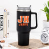 Modern Matte Personalized Black Tumbler Online