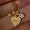 Mom Heart Metal Pendant Necklace Online