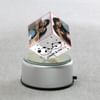 Gift Mom & Me Personalized Rotating Crystal Cube with LED