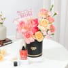 Mom's Eternal Elegance Blooms & Perfume Combo