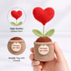 Buy Mom's Forever Love Crochet Heart Pot