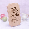 Gift Mom's Hug Personalized Wooden Photo Frame