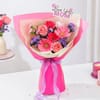 Gift Mom's Radiance of Love Bouquet & Pineapple Cake