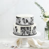 Buy Monochrome Delight Personalized Photo Cake (2 Kg)