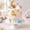 Moon Baby Shower Cake 2 Kg