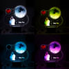 Buy Moon Clock Personalized LED Lamp Black Base