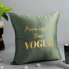 Buy More Issues Than Vogue Cushion - Personalized - Sage Green