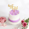 Gift Mother's Day Best Mom Ever Mini Cake (300 Gm)