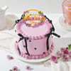 Gift Mother's Day Bows and Hearts Bento Cake