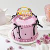 Mother's Day Bows and Hearts Bento Cake