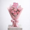 Mother's Day Elegant Pink Carnation Bouquet Online