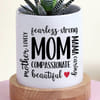 Shop Mother's Day Haworthia Succulent With Ceramic Planter