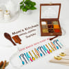 Gift Mother's Day Personalized Apron With Handcrafted Spices Container