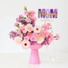 Buy Mother's Day Pink Blossom Arrangement In Coupe Vase