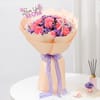 Gift Mother's Day Pink Carnation & Purple Daisy Bouquet