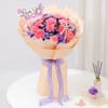 Mother's Day Pink Carnation & Purple Daisy Bouquet