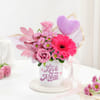 Mother's Day Pink Floral Mug Arrangement