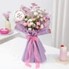 Buy Mother's Day White and Pink Carnations Bouquet
