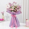 Mother's Day White and Pink Carnations Bouquet