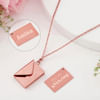 Mother's Love Personalized Envelope Pendant Chain Online