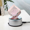 Shop Mother Special Personalized Rotating Crystal Cube with LED