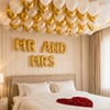 Buy Mr and Mrs Balloon and Flower Arrangement décor