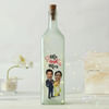 Gift Mr And Mrs Caricature Personalized Yellow LED Bottle