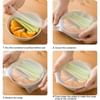 Shop Multi Functional Silicone Food Wrap - Clear Reusable - Set Of 4