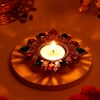 Gift Multicolor Crystal Diya - Set of 2