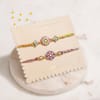 Shop Multicolour Meenakari Rakhi Set of 2
