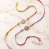 Buy Multicolour Meenakari Rakhi Set of 2