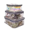 Gift Multipurpose Organizer - Transparent - Assorted - Set Of 3