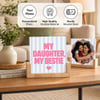 Gift My Daughter Personalized Double-Sided Photo Frame