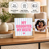 Gift My Daughter Personalized Double-Sided Photo Frame
