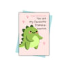 Buy My Favourite Friend-O-Saurus - Valentine's Day Greeting Card - Single Piece