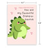 Shop My Favourite Friend-O-Saurus - Valentine's Day Greeting Card - Single Piece