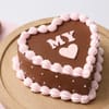 Shop My Heart Chocolate Cake - 300 gm