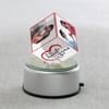 Gift My Heart is Yours Rotating Crystal Cube with LED