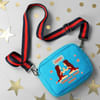 Mystic Zodiac - Pop Blue Personalized Canvas Sling Bag - Gemini