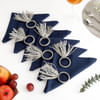 Napkin With Decorative Bead Diwali Gift - Set Of 6
