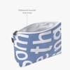 Gift Natural Cotton Blue Cosmetic Pouch