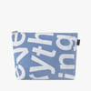 Natural Cotton Blue Cosmetic Pouch Online