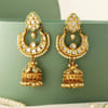 Gift Nature Inspired Kundan Jhumka Earrings