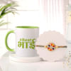 Navratan Rakhi With Best Bhai Mug Online