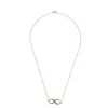 Neck Chain - Infinity - Rose Gold - Green Enamel Online