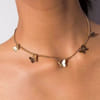 Necklace - Butterfly - Gold - Single Piece - Juju Joy Online